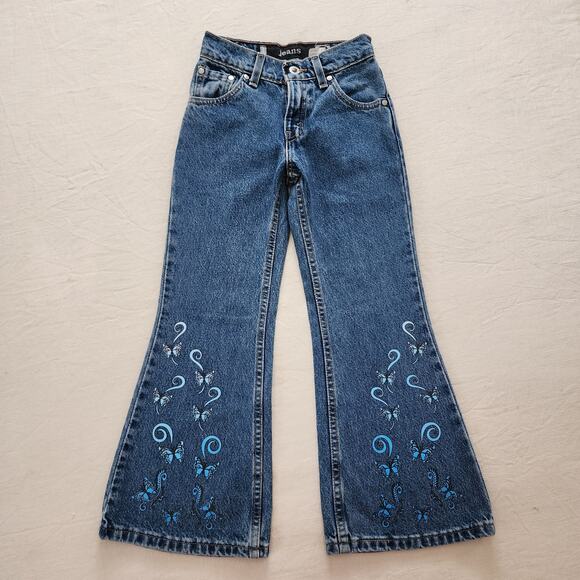 Levi's Other - Vintage Levi's Flared Butterfly Jeans kids 7